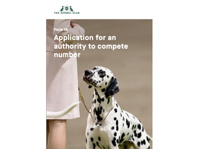 Application for an Authority to Compete Number - cover